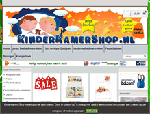 Tablet Screenshot of kinderkamer-shop.nl